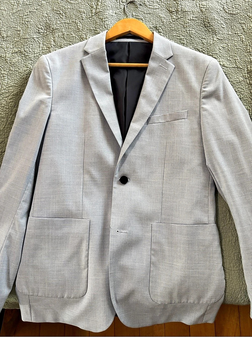 Zara Men's Gray Pattern Sport Coat Like New